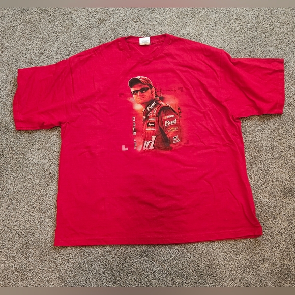 Nwot Dale Jr #8 Nascar T Shirt Mens Authentic Genuine XL Budweiser - Picture 1 of 5